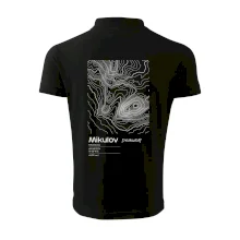 Mikulov - vrstevnice v obdélníku