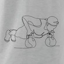 Kitebell posilování jedním tahem