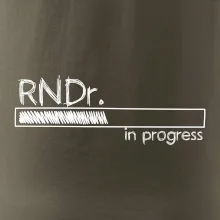 In progress titul RNDr. doktor / doktorka přírodních věd