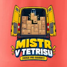 Mistr v tetrisu pro dodávky
