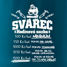 Svářeč - hodinová sazba