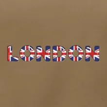 Nápis London vlajka