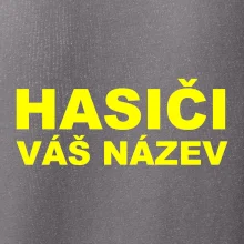Hasiči - žlutý nápis - váš název sboru