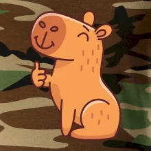 Kapybara s palcem nahoru