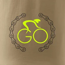 GO cyklista (fluo potisk) GO cyklista (fluo potisk)