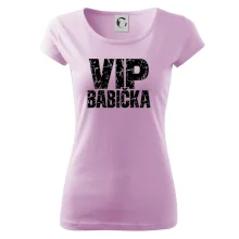 VIP babička černá grunge typografie