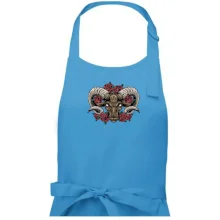 Hlava berana s růžemi