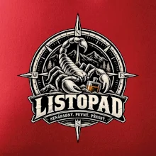 Listopadový štír v kompasu s whisky