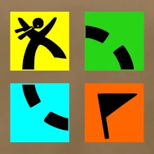 Geocaching logo barevné