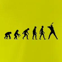 Evoluce baseball pálkař nápřah