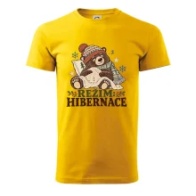 Rodinná vánoční trička - Režim hibernace zimní medvěd táta