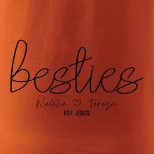 Párové mikiny - Besties Jména a rok