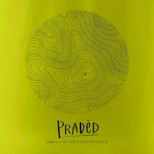 Praděd - vrstevnice v kruhu