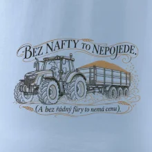 Bez nafty to nepojede traktor s vlekem