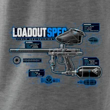 Technický výkres loadout spec paintball