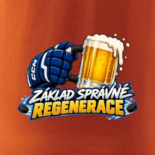 Hokejová regenerace s pivem