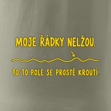 Moje řádky nelžou křivé polní brázdy