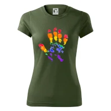 LGBT hand print