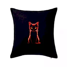 Ohnivá kočka červená