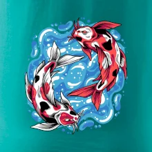 Yin & Yang Koi kapr - červený