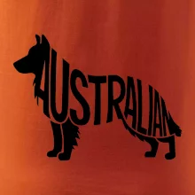 Australský Ovčák - nápis v těle