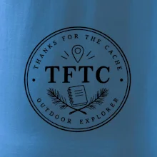 TFTC minimalistický turistický odznak