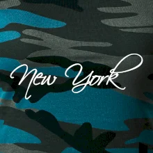 New York nápis psacím