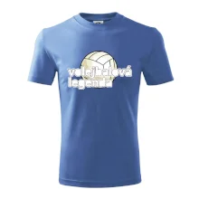 Volejbalová legenda - bílé písmo