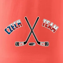 Czech team - hokejky a puk