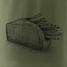 Školní penál kreslený