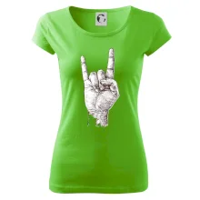 Rocková ruka kreslená