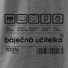 Čárový kód  - Báječná učitelka