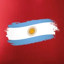Argentina vlajka okousaná