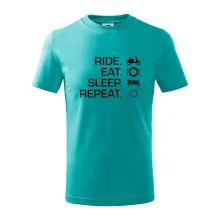 Ride Eat Sleep Repeat moto skútr