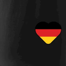 Germany love malé - Německá vlajka