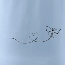 Dráha letu motýla - srdce