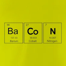 Bacon - periodická tabulka