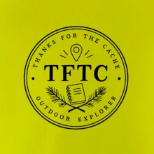 TFTC minimalistický turistický odznak