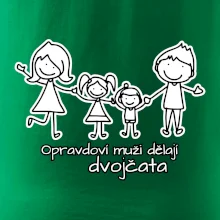 Opravdoví muži dělají dvojčata - holka kluk