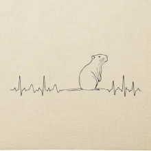 EKG křivka kapybara