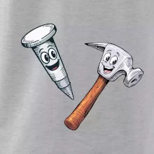 Parové triko - Kladivo a hřebík