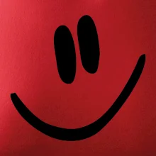 Emoji bez obrysu - usměv