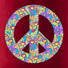 Peace symbol mandela
