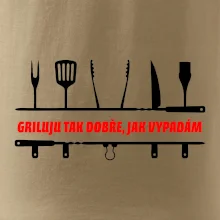 Griluju tak dobře, jak vypadám