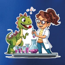 Chemik a dinosaurus - Holka