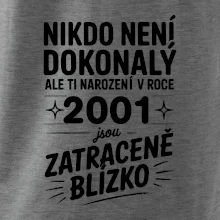 Nikdo není dokonalý ale ti narození v roce 2001 jsou zatraceně blízko
