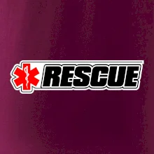 Záchranář rescue kříž červený
