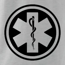 Rescue logo samostatné kulaté