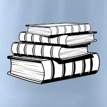 Knihy černobílé na sobě