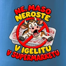 Maso neroste v igelitu v supermarketu
